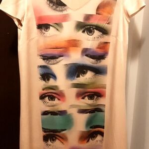 Moschino.A short sleeve dress from Moschino. Multicolor. Size Medium